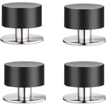 Aimoonsa - lot de 4 butes de porte en caoutchouc, butes de porte auto - adhsives 3m pour plinthes, butes ...