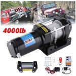 Aiperq 1200w 15m corde de treuil electrique de recuperation du treuil 12v avec telecommande pour bateaux ...