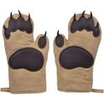 Cuisine cuisson barbecue paississement pattes d'ours maniques et gants de four, four ours mains mitaines, ...