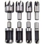 Aiperq fraise bouchonner bois lot de 8 m�che bouchon bois foret faire cheville outil de coupe pour faire ...