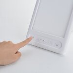 Lampe de luminothrapie, lampe de lumire du jour rglable 10000lux lumire de simulation de lumire ...