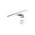 Led lampes miroir salle de bain 5w 500 lumens, luminaire salle de bain 30cm blanc froid 6000k, applique ...