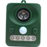 Aiperq repulsif d'oiseaux a ultrasons solaire exterieur, double charge solaire, conception etanche, batterie ...