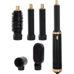 Airbrush 5 en 1 air styler, air brush 5 en 1 avec seche cheveux, brosse soufflante, fer a boucler, thermal ...