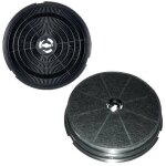 Filtre charbon rond type 180 cr300 (� l'unit�) (51055 - 2009) (cr300) hotte airlux ariston hotpoint, ...