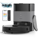 Aspirateur robot laveur 3 en 1, airrobo t20 + , 3200mah, navigation lds intelligente laser 2600pa, cartes ...
