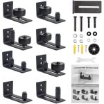 Ajustable guide de plancher mur kit de montage mural réglable pour rail de guidage de porte de grange ... Ajustable guide de plancher mur kit de montage mural réglable pour rail de guidage de porte de grange ...