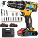 Perceuse visseuse sans fil 21v, visseuse devisseuse sans fil avec 2 batteries 2. 0ah, 45nm perceuse percussion ... Perceuse visseuse sans fil 21v, visseuse devisseuse sans fil avec 2 batteries 2. 0ah, 45nm perceuse percussion ...