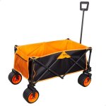 Aktive chariot pliable orange robuste pour jardin