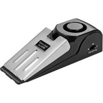 Alarme d'arr�t de porte, alarme de but�e de porte en forme de coin en caoutchouc antid�rapant avec sensibilit� ...