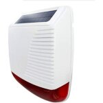 Alarme ext�rieure sans fil � �nergie solaire ? 110 db ? �tanche et inviolable ? s�curit� renforc�e et ...
