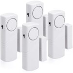 Alarme porte et fen�tre - lot 4x alarme sans fil anti - intrusion - s�curit� maison contre cambriolage ...