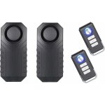Aougo - alarme vlo, antivol pour vhicules moto moto avec tlcommande, 113 db super fort (pack de 2) ...