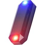 Alarme de voiture - voyant d'avertissement solaire facile � installer alarme de moto led lumi�re rouge ...