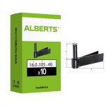 Alberts - 10 gonds � sceller noir 105mm x 40mm �16