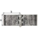 Alberts charnière 50x60mm sta brut 5mm - 341541 - gah Alberts charnière 50x60mm sta brut 5mm - 341541 - gah