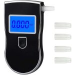 Alcootest ethylotest electronique, professionnel portable testeur d'alcool ave ecran led d'affichage ...