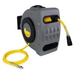 Algi ? enrouleur pneumatique automatique 20m ? tuyau 10mm ? pression max 12 bar ? raccord 3 / 8' gaz ...