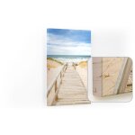 Allboards - tableau magntique canvasboards 90x60cm - route vers la plage
