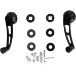 Jeffergarden alliage d'aluminium voiture fen�tre porte manivelle poign�e universelle l�ve - vitre manuel ...