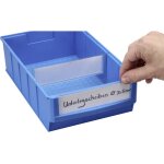 456597 etiquettes de marquage pour bacs de rangement profiplus shelfbox label b blanc, transparent 20 ...