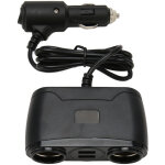 Allume - cigare voiture 120w avec double ports usb, chargeur multifonction pour appareils mobiles