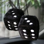 Alomejor vues arri�re automobile remorque de cube suspendue, charme de d�coration automatique en peluche ...