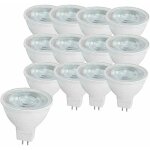 Lot de 12 ampoules led mr16 5 w gu5. 3, quivalent  une lumire halogne mr16, blanc froid 6000 k, 500 ...