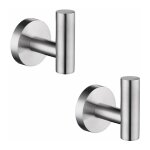 Alovez - patre solide inox porte serviette salle de bain mural salle de bain et cuisine 2 pices macaron ...
