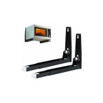 2 pices support micro ondes avec , acier micro - ondes support, installation murale micro - ondes support, ...