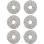 Alovez - lot de 6 chiffons de nettoyage en microfibre pour aspirateur robot ecovacs x2 omni