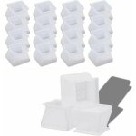 Ensemble de 6 capuchons en silicone pour pieds de chaise - protecteurs de pieds carrcs pour chaises ...