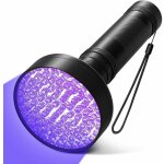 Alovez - lampe torche uv avec 100pcs led - détecteur de lumières fluorescentes, urine d'animaux, taches ... Alovez - lampe torche uv avec 100pcs led - détecteur de lumières fluorescentes, urine d'animaux, taches ...