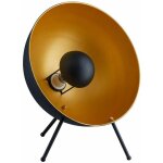 Spoutnik - lampe  poser en mtal noir et dor