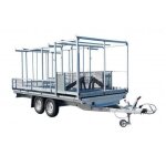 Altrad - remorque avec container (livre sans lot d'chafaudage)