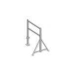 Altrad ? tr�teau dauphin� 1150mm ? charge maximale 18kg ? �chafaudage de ma�on ? v01924
