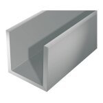 Alu - u - profil 1000 / 15x10mm argent Alu - u - profil 1000 / 15x10mm argent