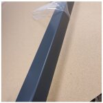 Lot 5 corni�res d'angle alu gris anthracite ral 7016 sat - couleur ext�rieur - longueur 150cm (3. 5cm ...