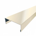 Nez de cloison 2m60 en alu 15 / 10me - 74mm - ral1015 - aluhome