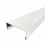 Nez de cloison 2m60 en alu 15 / 10me - 78mm - ral9010 - aluhome