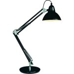 Aluminor - lampe design, grande lampe à poser articulée architecte ld95 noir en metal Aluminor - lampe design, grande lampe à poser articulée architecte ld95 noir en metal