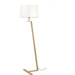Aluminor - lampadaire design, lampadaire bois memphis ls blanc en wood