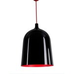 Aluminor - suspension, suspension bottle gm noire intrieur rouge en metal
