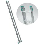 Alve - echelle transformable 2 plans coulissante extensible 14 marches