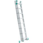 Alve - echelle transformable 3 plans 3x8 barreaux - longueur max. 5. 13m - 7608 / mkt / mmd