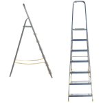 Alve - escabeau en aluminium eurostyl 7 marches