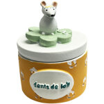 Boite  dents de lait souris - orange