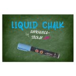 Ambiance - sticker - sticker ardoise tableau noir - stickers muraux adh�sif effa�able - craie liquide ...