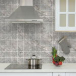 Ambiance - sticker - sticker mural carrelage adh�sif cuisine salle de bain - 60 stickers carrelages marbre ...