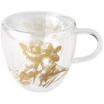 Tasse � th� en verre double paroi 200 ml - anges